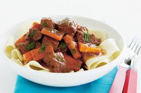A bowl of Beef and Carrot Ragout